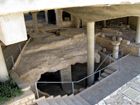 Жилые пещеры под храмом Благовещения в Назарете