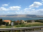 Вид на озеро Кинерет (Галилейское море)