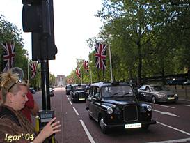 Лондонские такси-кэбы